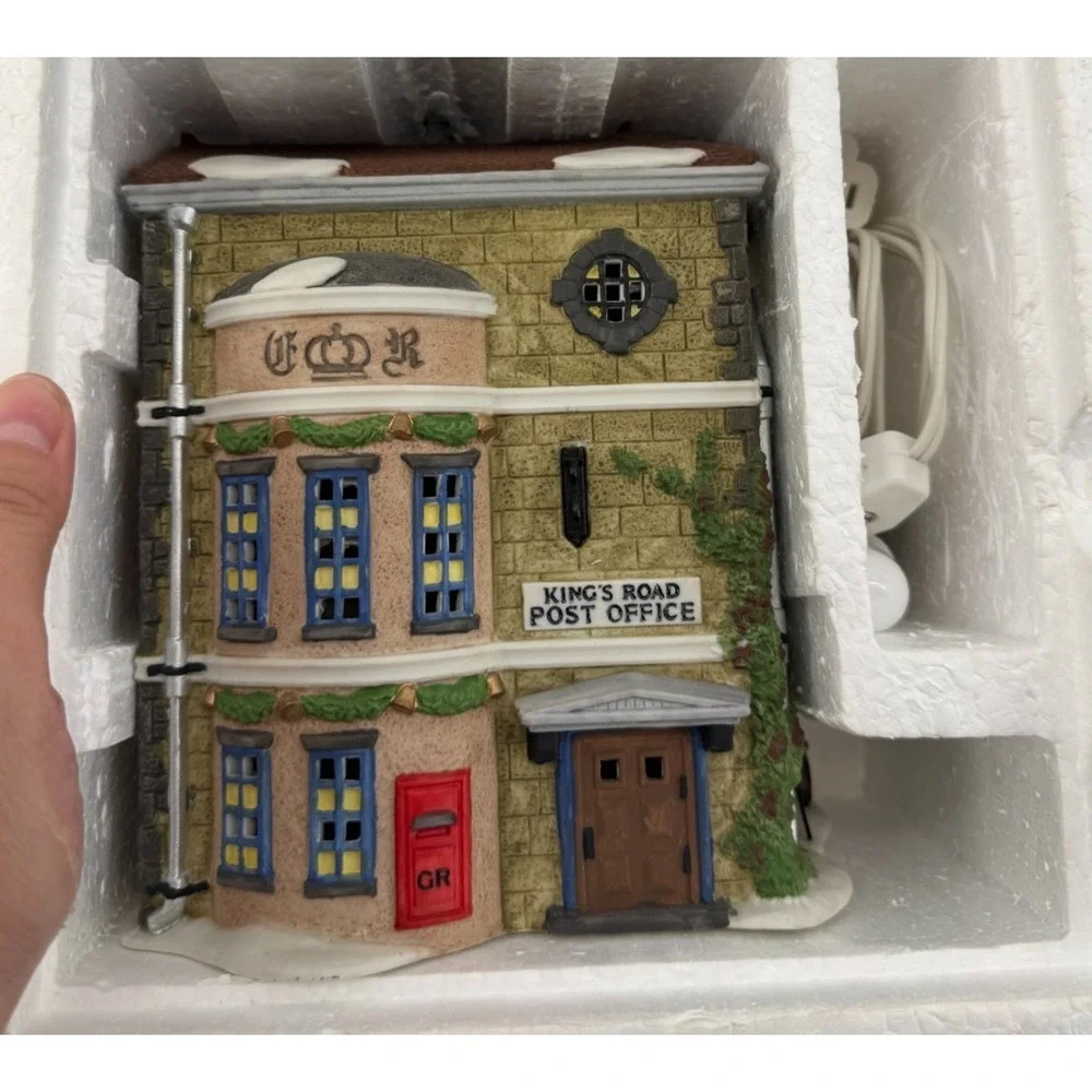 Department‎ 56 Dickens Village King's Road Post Office Porcelain Building 5801-7